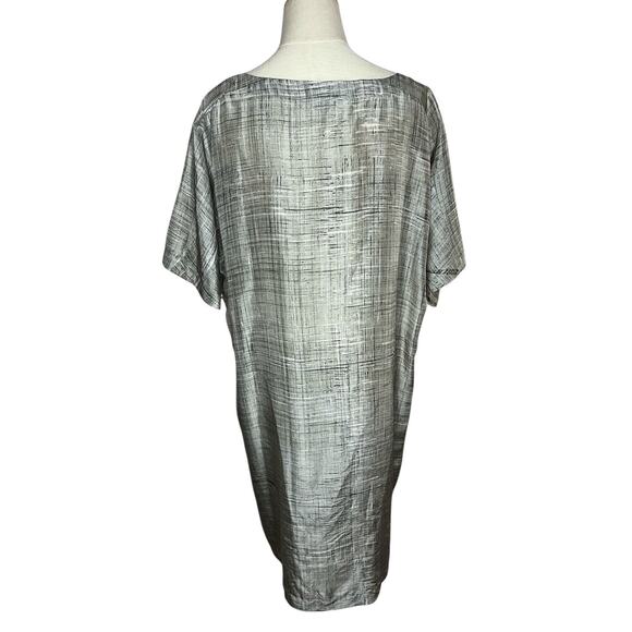 Eileen Fisher 100% Silk Casual Chic Dress Excellent Condition Size Medium - Picture 7 of 9